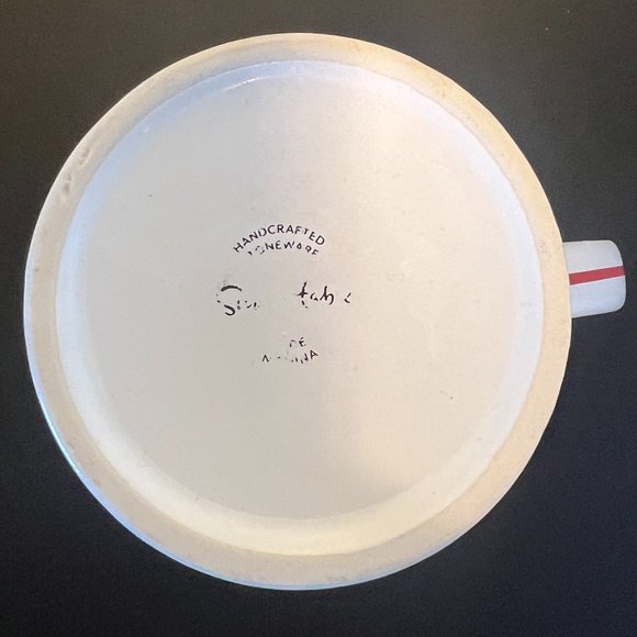 SUR LA TABLE Monogram Initial Stylized Red Letter "G” Mug Cup - Picture 6 of 6